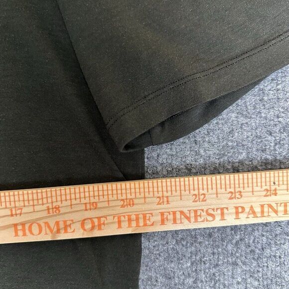 Lululemon Polo Shirt Mens Medium Black Performance Short Sleeve Athleisure Adult - Picture 6 of 7